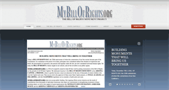 Desktop Screenshot of mybillofrights.org